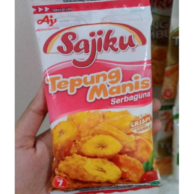 Tepung Manis Sajiku 75gr Pasti Renyah Pisang Goreng Tela Goreng Ubi Gorengan Crispy Cepat Mudah Shopee Indonesia