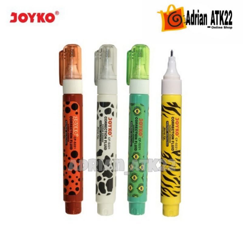 

Correction Fluid Joyko CF-S221 Animal // tip-ex Cair karakter Animal ( PCS )