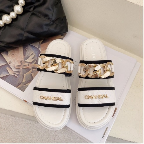 Sandal Fashion Wanita Import Terbaru 2029 sepatu rantai chain shoes import