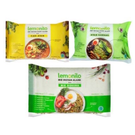 

Lemonilo All Variant Kari ayam Pedas Korea Mie goreng Ayam Bawang