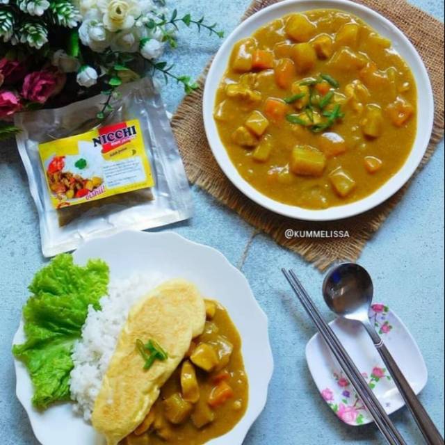 

Nicchi Nicchi Bumbu Kare Kari Jepang 100 gr ( Rasa ayam, sapi, jamur)