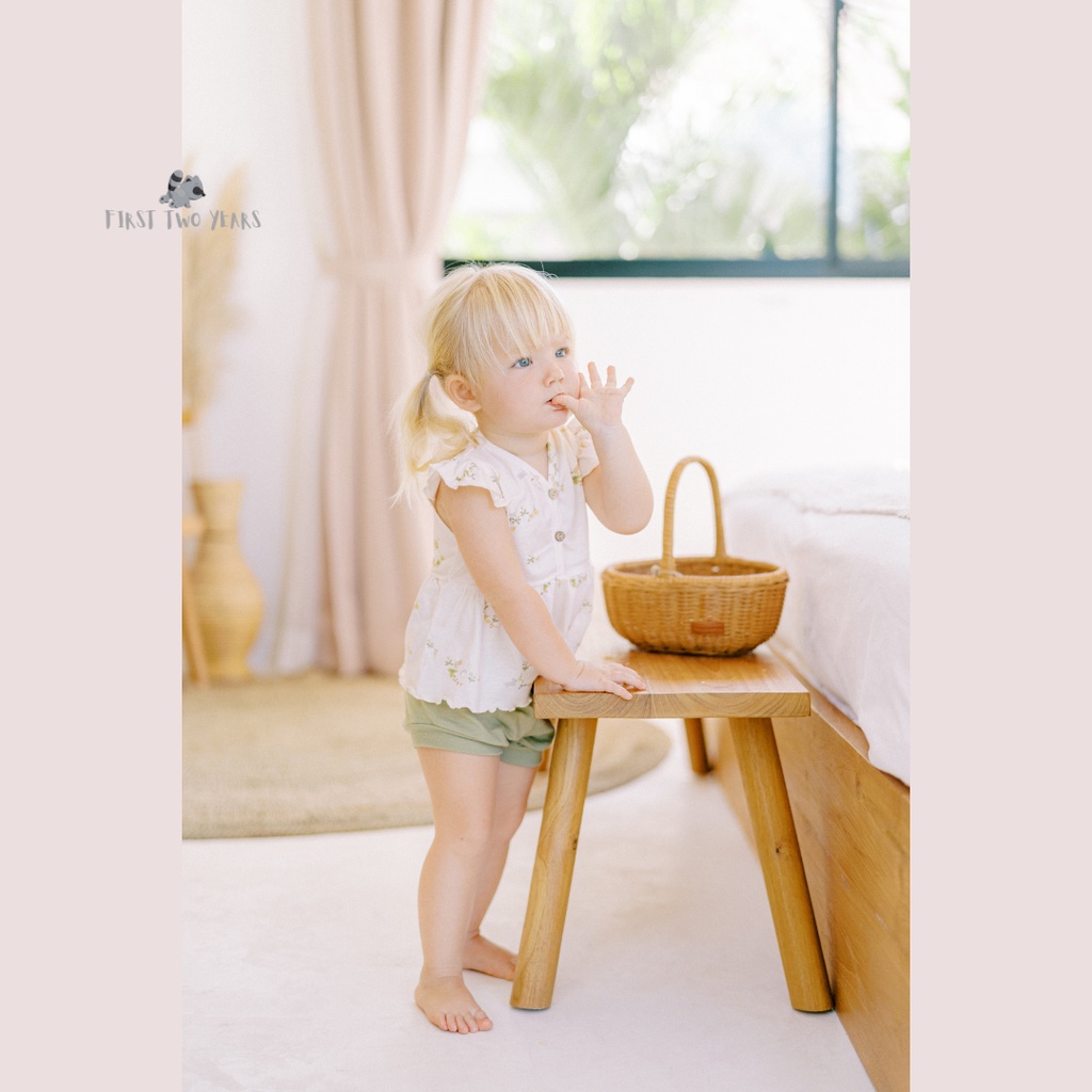 Bohopanna Pannadaily - Panna Set Kids Girl Print Ruffle Set / Setelan Anak Perempuan
