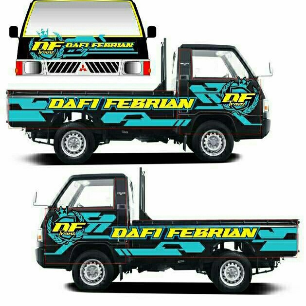 Stiker mobil l300 pick up full body stiker mobil grandmax full body keren kekinian