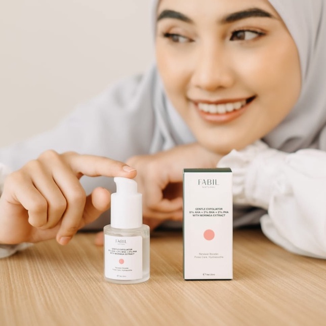 Jual Fabil Gentle Exfoliator with Moringa, AHA, BHA, PHA Shopee Indonesia