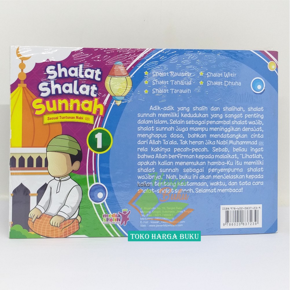 Shalat-Shalat Sunnah Sesuai Tuntunan Nabi KOMPLIT 1 SET isi 2 buku - Penerbit Media Shalih