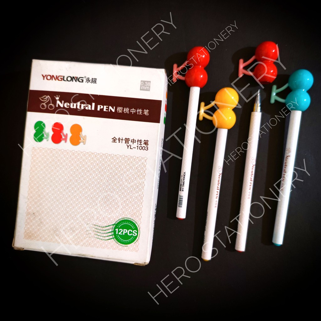 

Pena gel pen cherry ceri YL-1003 . 12 unit