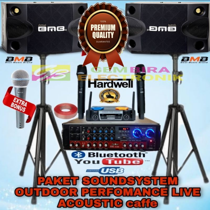 Paket sound system outdoor cafe live perform acoustic original