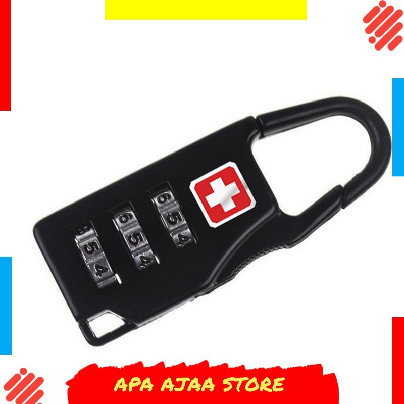 Hot Promo ! TaffGUARD Swiss Gembok Koper Kode Angka - 104