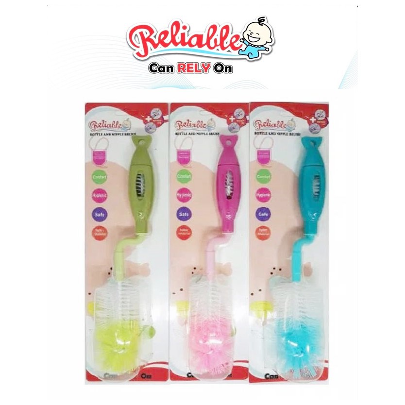 RELIABLE Sikat Botol Bayi 2in1/ Sikat Botol