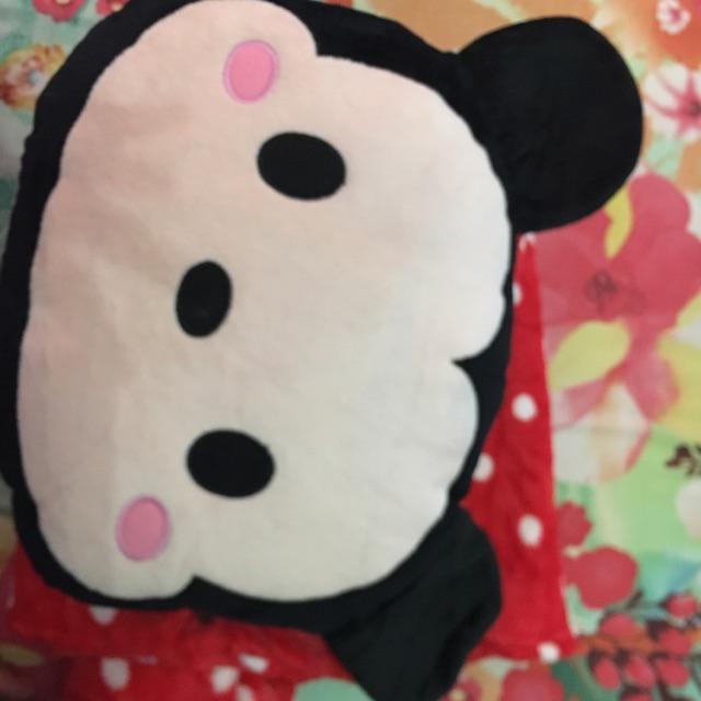Boneka Mickey Minnie 3in1, Balmut Mickey Minnie, Selimut Mickey Minnie