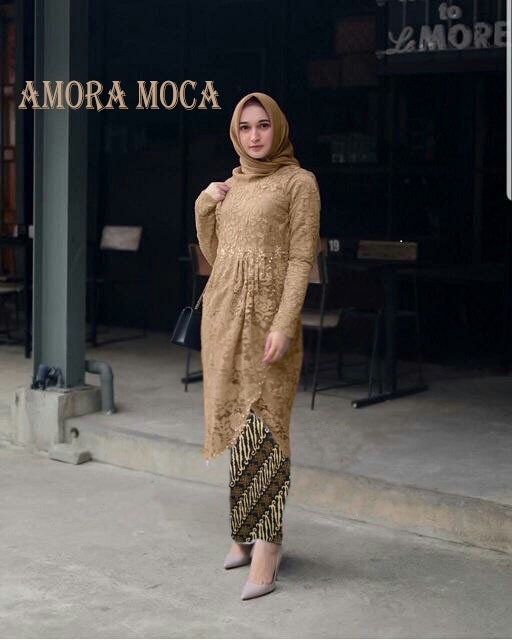 SET COUPLE KEBAYA AMORA KEBAYA BRUKAT TULANG MUTIARA KEBAYA WISUDA PREMIUM KEBAYA MODERN 9 WARNA-7