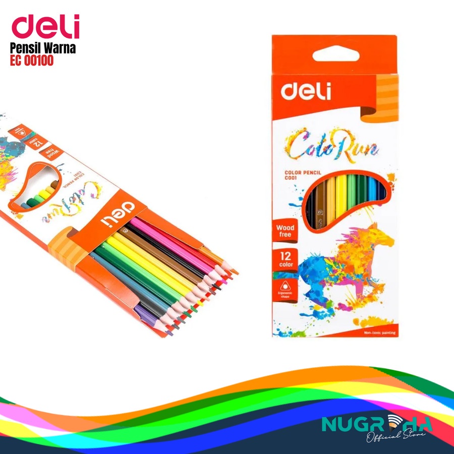 

PENSIL WARNA 12 PANJANG DELI EC 00100