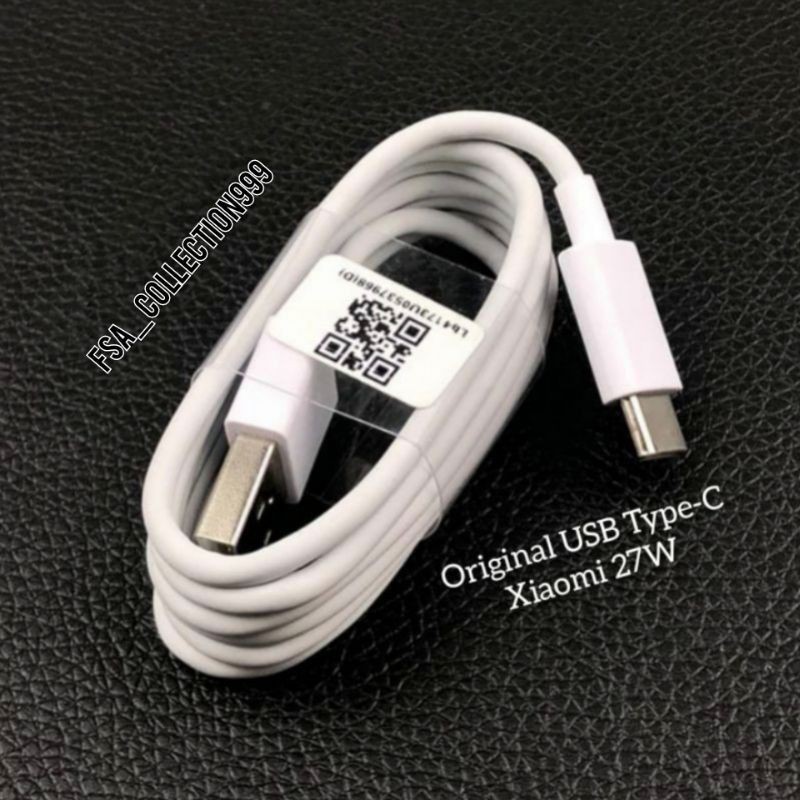 CHARGER XIAOMI TYPE-C 3A TURBO CHARGE 27W REDMI NOTE 9 PRO XIAOMI