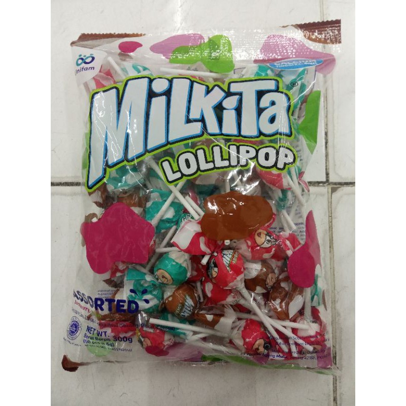 

milkita lollipop 300gr 50s