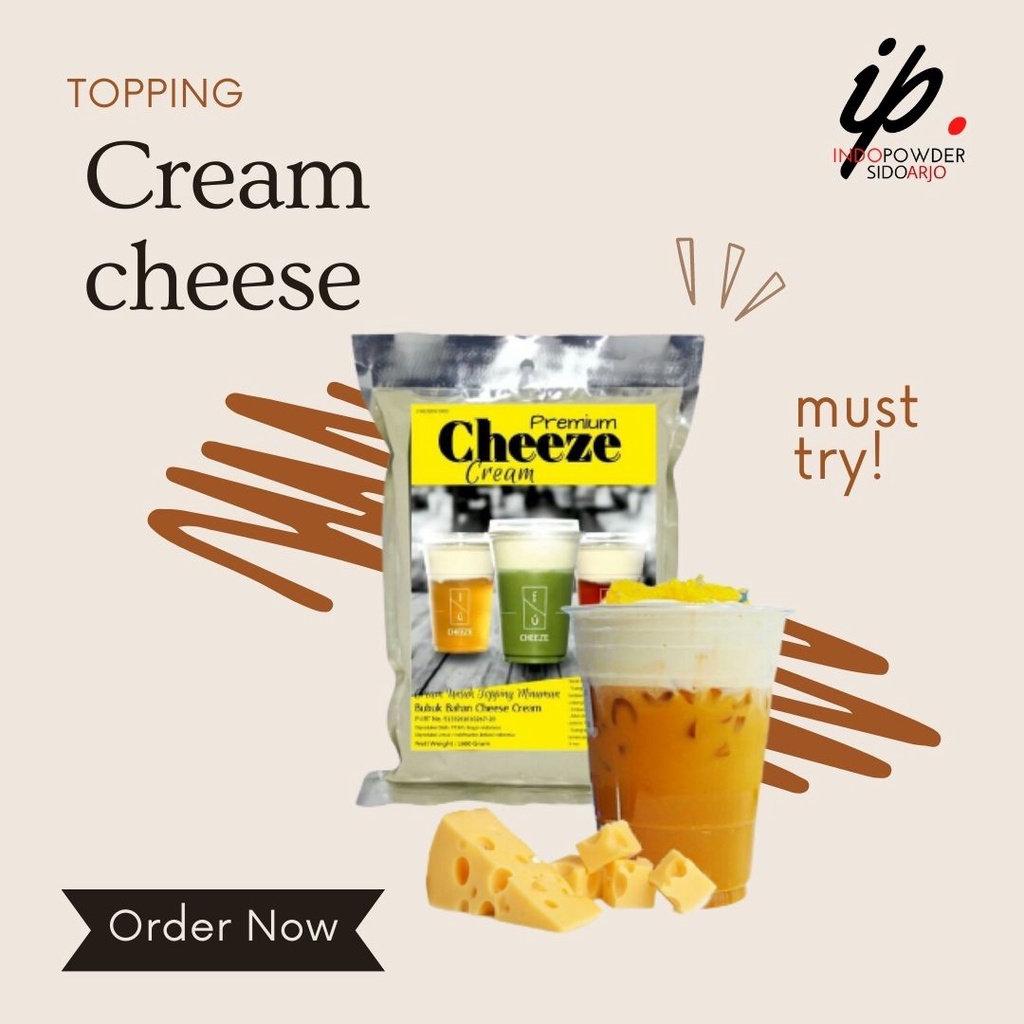 Jual PREMIUM Cheese Cream 1Kg / Cream Cheese / Cheese Tea Cream 1Kg
