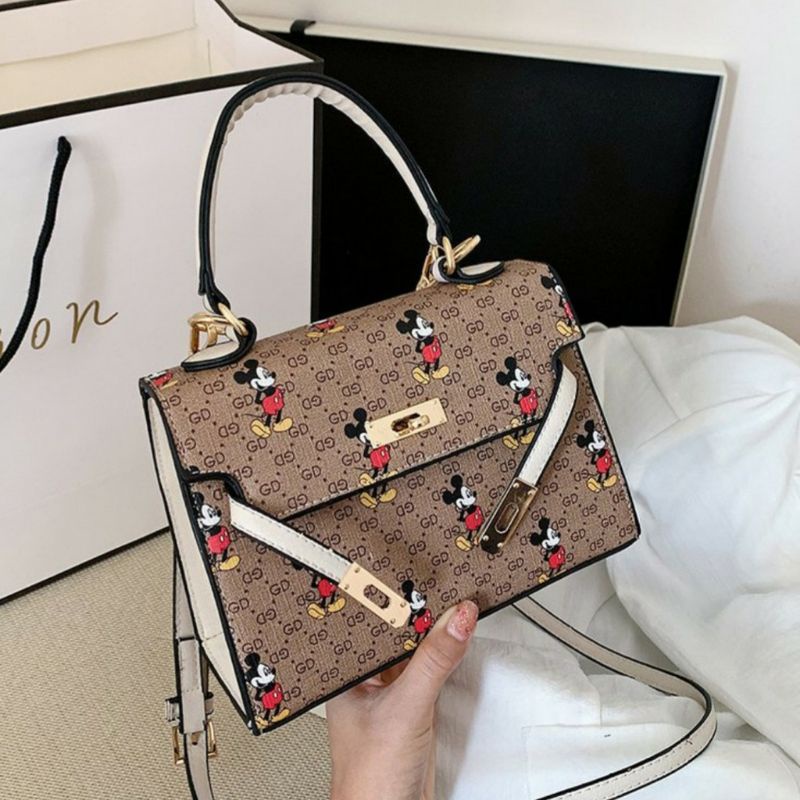 KALLIS Bag [ List Putih / Ivory] Tas Selempang Wanita Premium Import Fashion Kulit Fashionista Trend