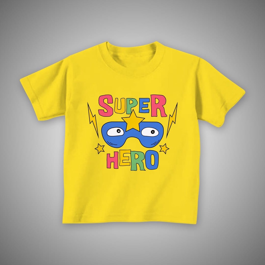 SUPER HERO BAJU ANAK - ATASAN TEBAL PREMIUM