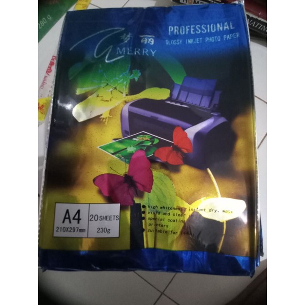 

kertas photo A4 glossy