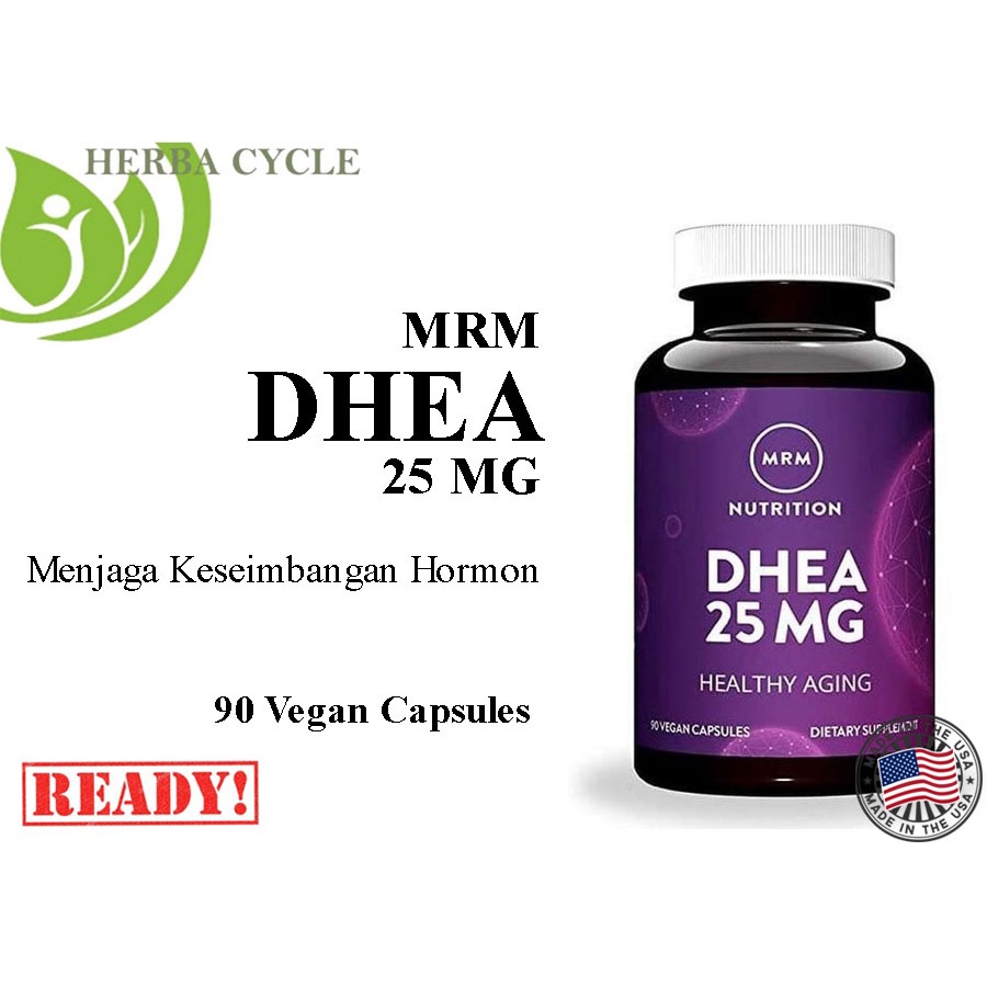 MRM DHEA 25 mg 90 Vegan Caps ORI USA keseimbangan hormon