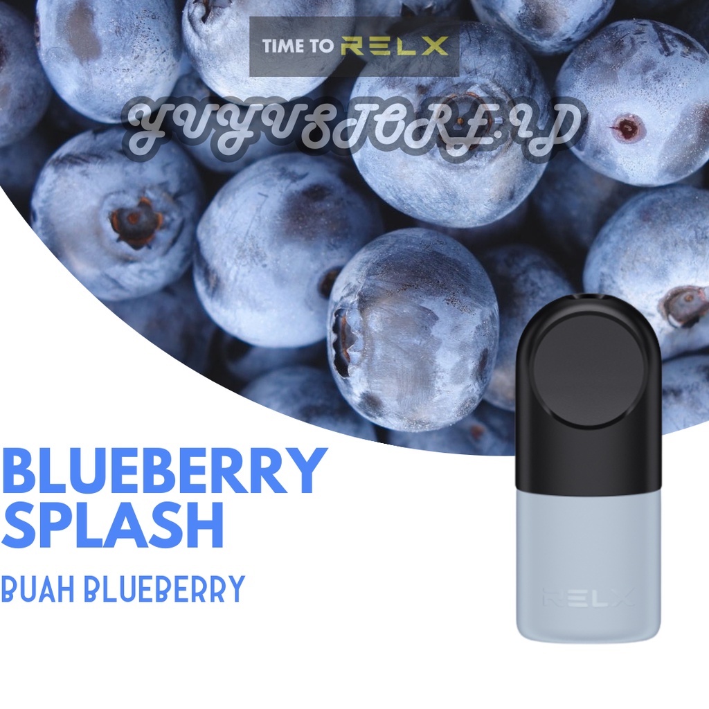 Relx Infinity Pod Blueberry Splash atau Blueberry untuk Infinity Essential