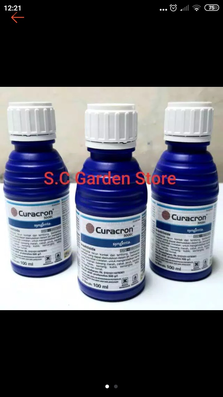 Curacron 500ec 100 Ml Insektisida Racun Pembasmi Serangga
