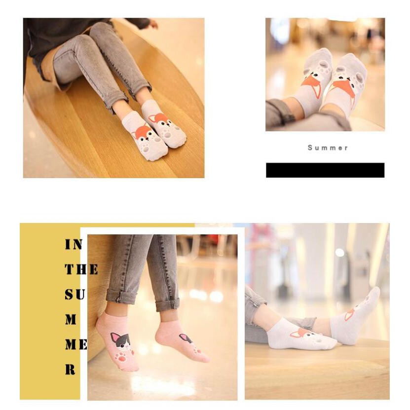 Kaos Kaki Wanita Karakter Motif Cute Lucu Unik Import SCH013