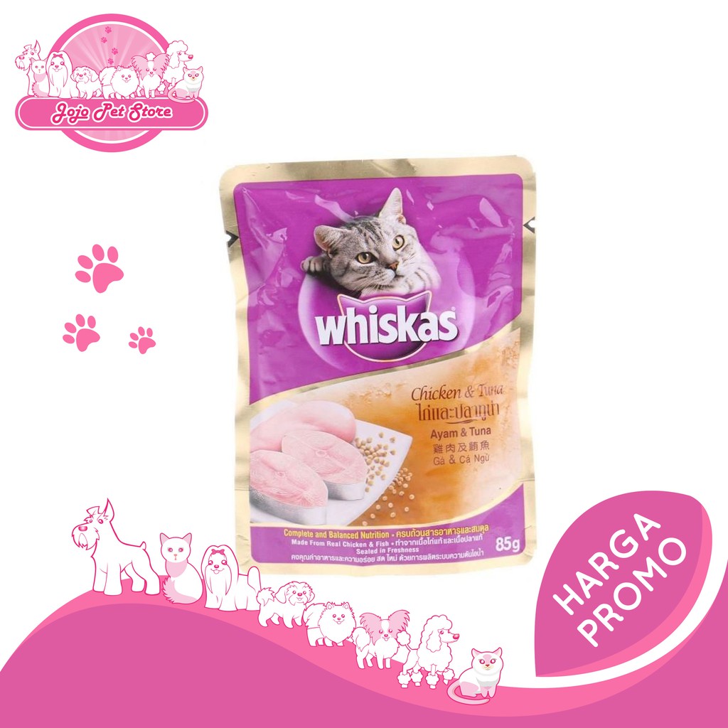 Harga Makanan Kucing Whiskas Sachet