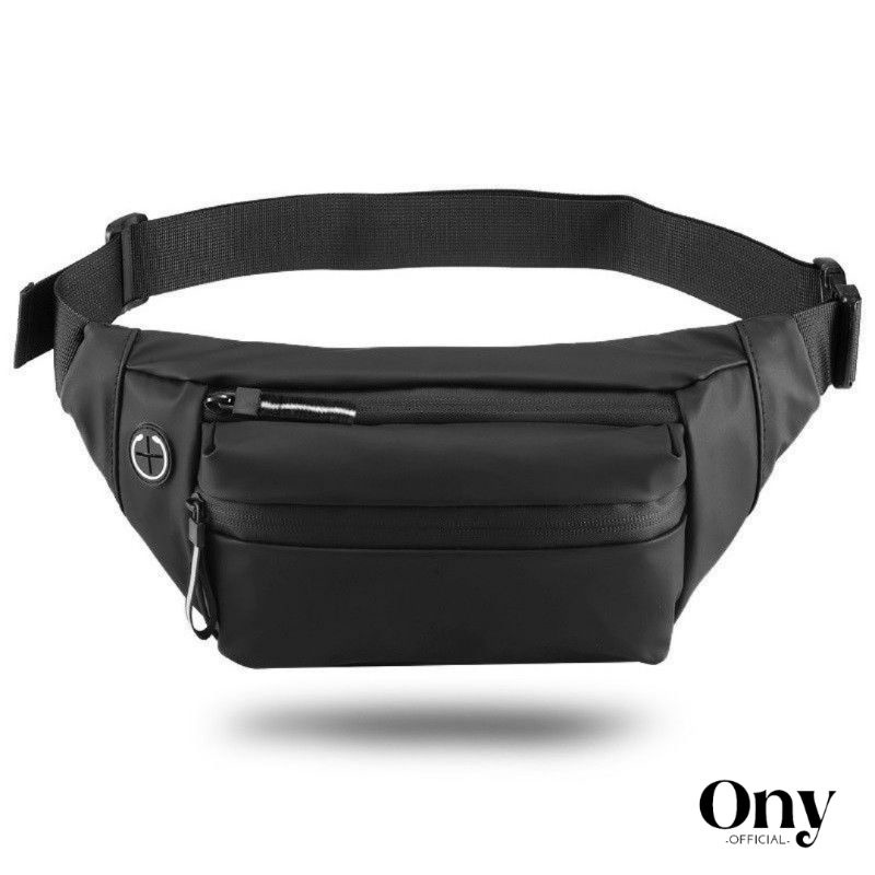 waistbag cool tas pinggang pria wanita waterproof anti air terbaru murah selempang cowok sling bag