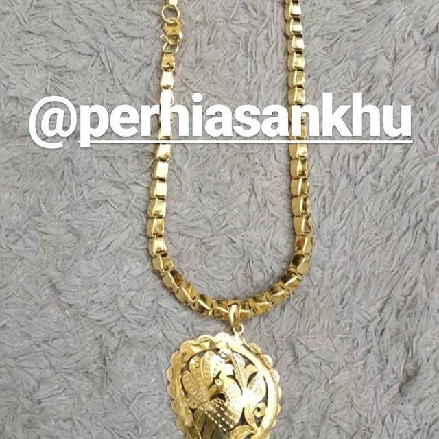 Kalung padi 10sk replika emas 24k