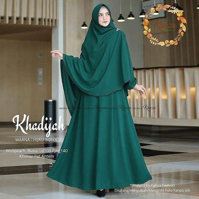 Khadijah Syari, DRESS MUSLIM, baju wanita, baju gamis, dress, gamis, Baju gamis, fashion wanita