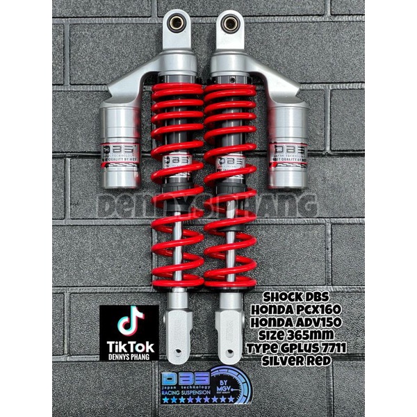 SHOCK SEKOK SHOCKBREAKER TABUNG DBS ALL NEW PCX 160 GOG-PLUS 7711 UK-365MM MOTOR PCX NEW 160-HONDA ADV-XMAX MODEL SKOK YSS