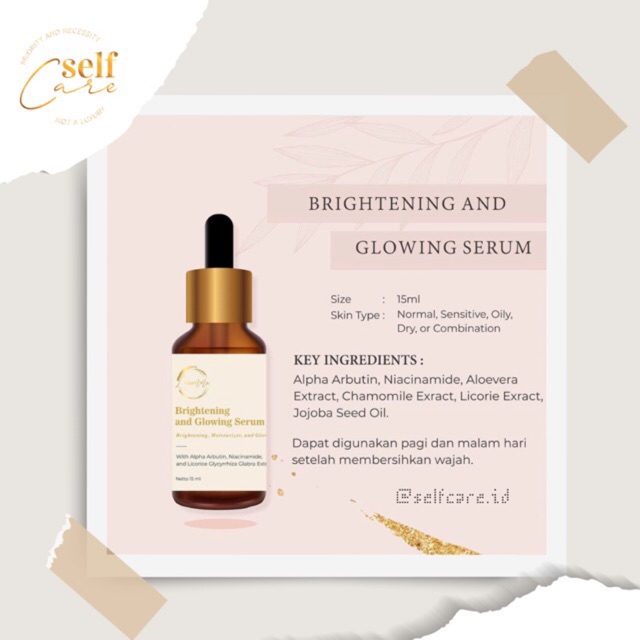 LUCIENNE CRYSTAL SERUM | LUCIENNE BRIGHTENING AND GLOWING SERUM [NEW & OLD FORMULA]