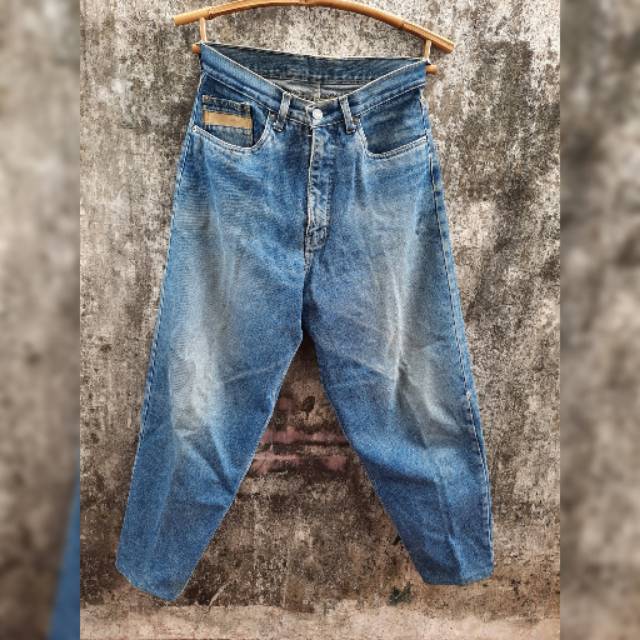 CELANA VINTAGE AMCO BLUE BAGGY FIT ORIGINAL