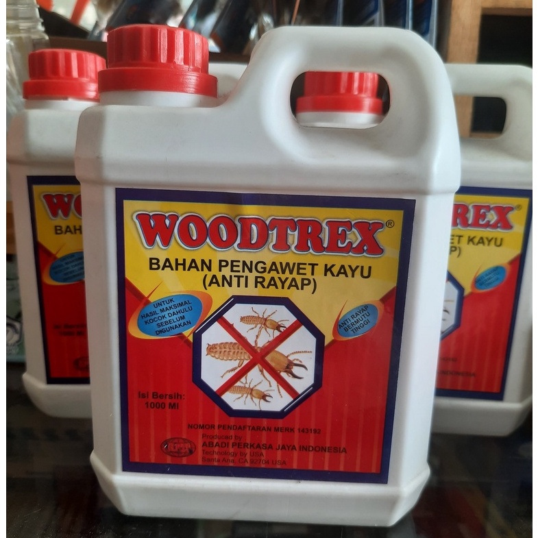 WOODTREX OBAT RAYAP ANTI RAYAP KAYU 1 LITER 1000ML obat anti rayap  bahan pengawet kayu