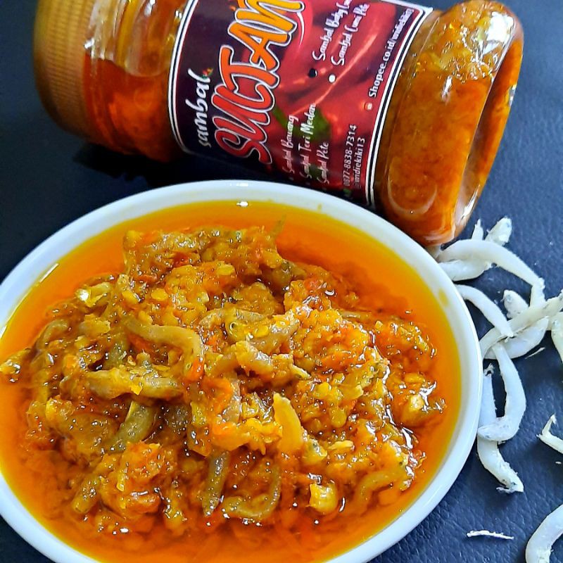 

SAMBAL TERI MEDAN PREMIUM/SAMBAL PEDAS NAMPOL/ENAK BANGET/TANPA PENGAWET