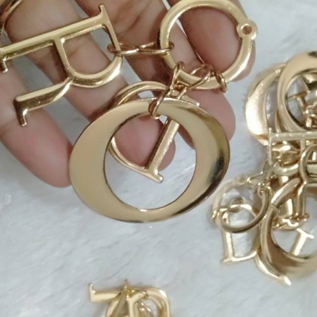 Gantungan tas wanita mewah barang super warna gold mengkilat