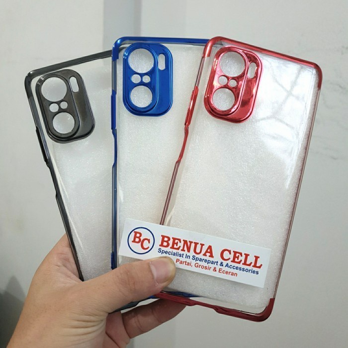 Shining Chrome Tpu Case Clear Silicone Case Redmi 10 Redmi 10 Prime