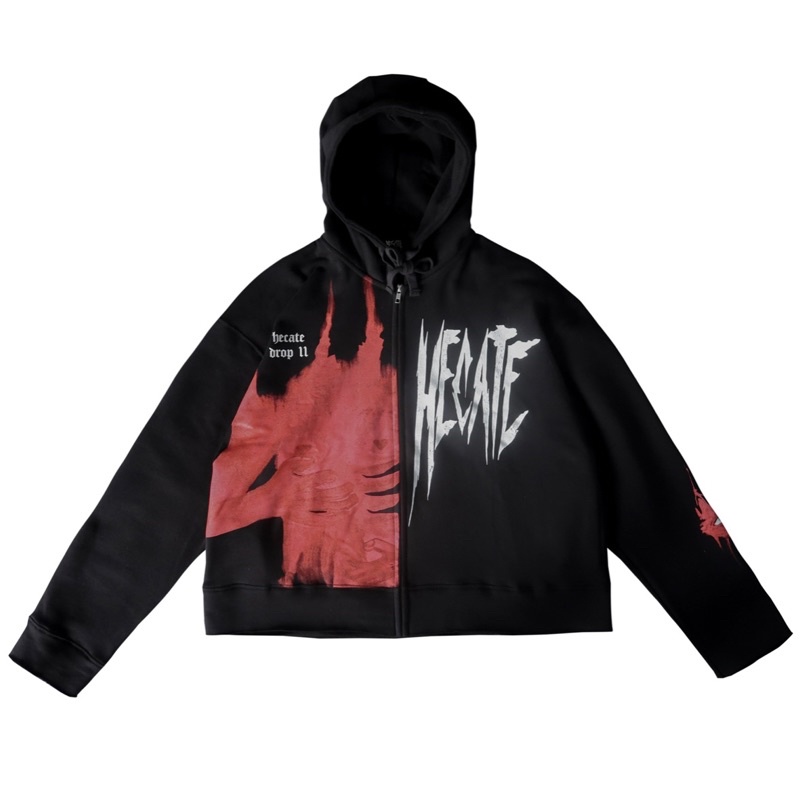 HECATES DROP 11 “PAINT HOODIE ZIP”