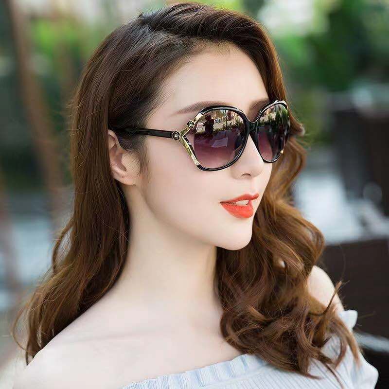 Rowling(ka-65)Sunglasses Kacamata Hitam Motif Flower Di Bingkai Women Sunglasses New Import Kacamata Fashion