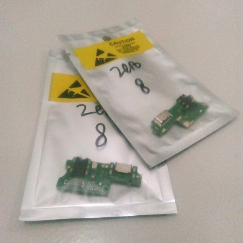 Papan Charger Infinix Zero 8 PCB UI+Mic Connector Charger Board Konektor Cas Flexible Flexibel Carger Original