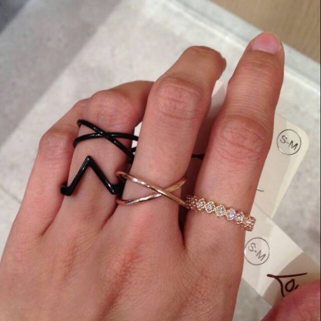 Cincin lovisa mix 5 pcs