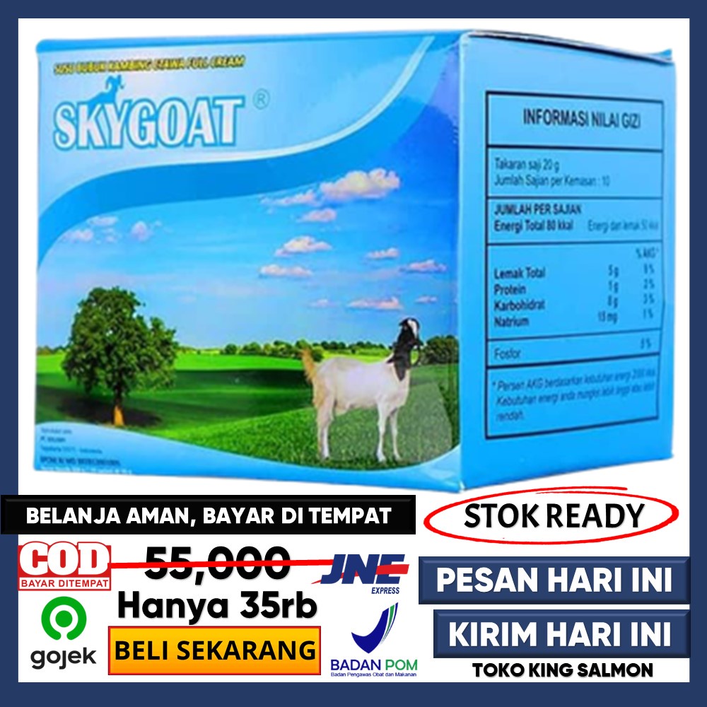 

Susu Kambing Skygoat Rasa Original Vanilla - Isi 10 Sachet