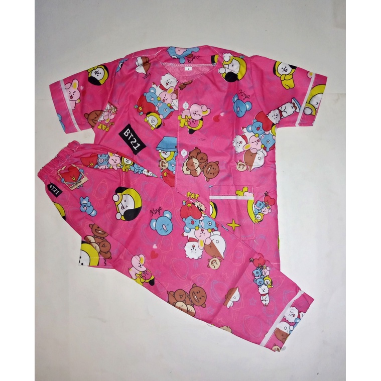 sale piyama oblong tanpa kerah size L