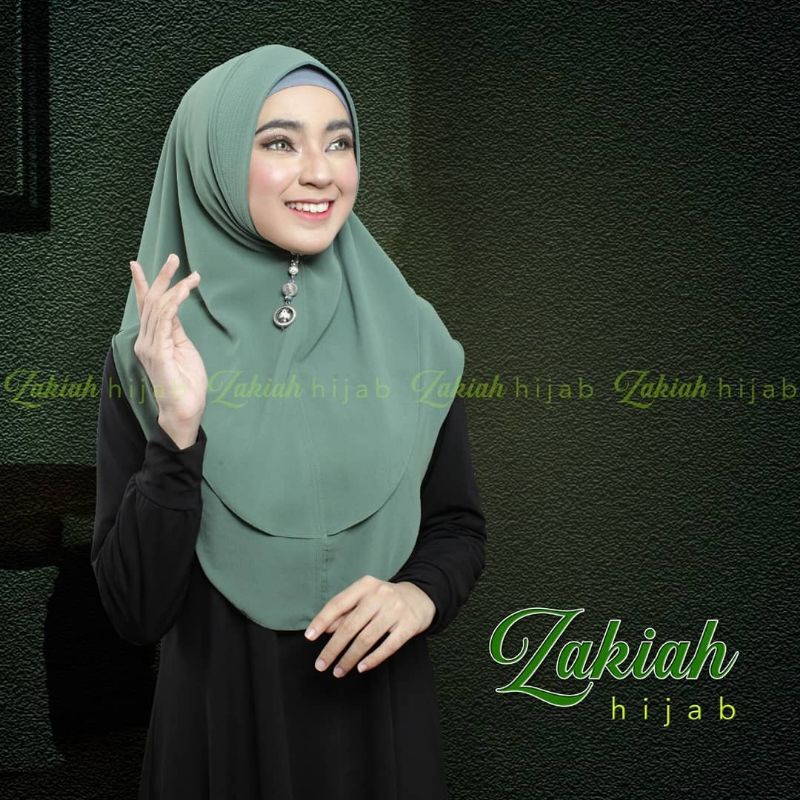 KHIMAR MINI CERUTY OVAL /CERUTY BABYDOLL ORI ZAKIAH