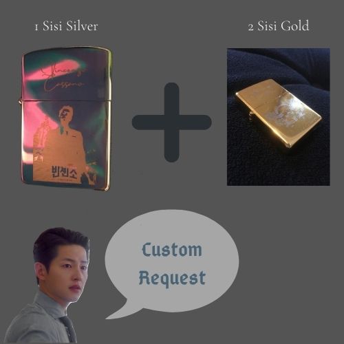 VINCENZO CASSANO LIGHTER Zippo Song Joong Ki CUSTOM REQUEST an/Febby