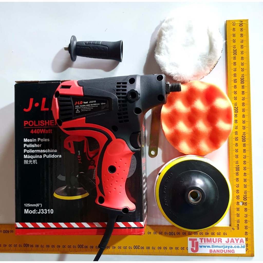 JLD Mesin Poles Mobil Car Polisher 5 Inch Variable Speed