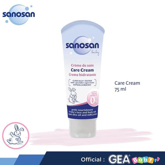 Sanosan Care Cream 75ml - Face Cream - Krim Muka Bayi
