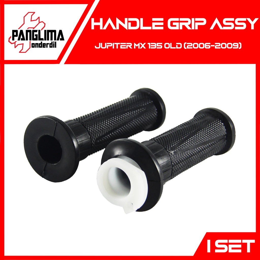 Handgrip Yamaha Jupiter MX 135 Old-Lama 2006-2009 Karet-Pipa-Slongsong Handle-Hand Grip-Fat-Vat-Pad-Handfat-Handvat-Handpad-Hanfat Assy-Set