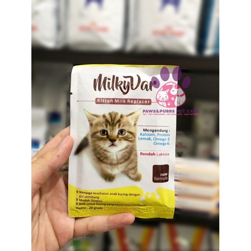 Jual MILKYVAR KITTEN MILK REPLACER SUSU ANAK KUCING RENDAH LAKTOSA