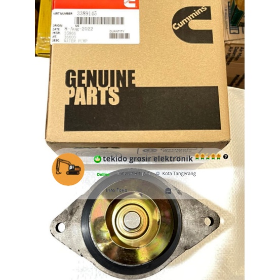 WATER PUMP PC200-7 6D102 6BT 4BT 3389145 Cummins
